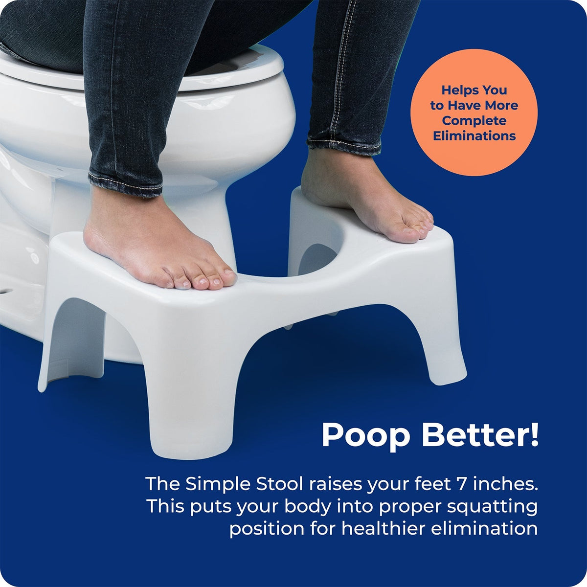 Simple Toilet Stool 2 Pack Bundle